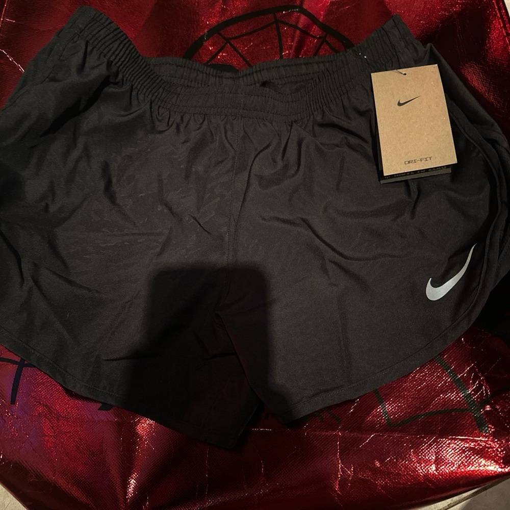 Nike Dri-FIT Black Running Shorts with Swoosh